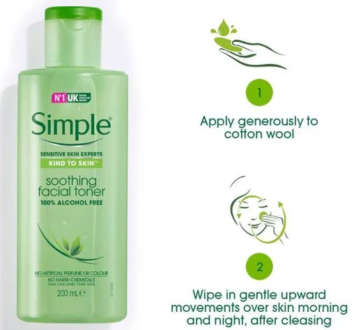 Toner Simple Kind to Skin Soothing Facial