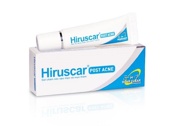 Kem trị sẹo thâm mụn hiệu quả Hiruscar Post Acne