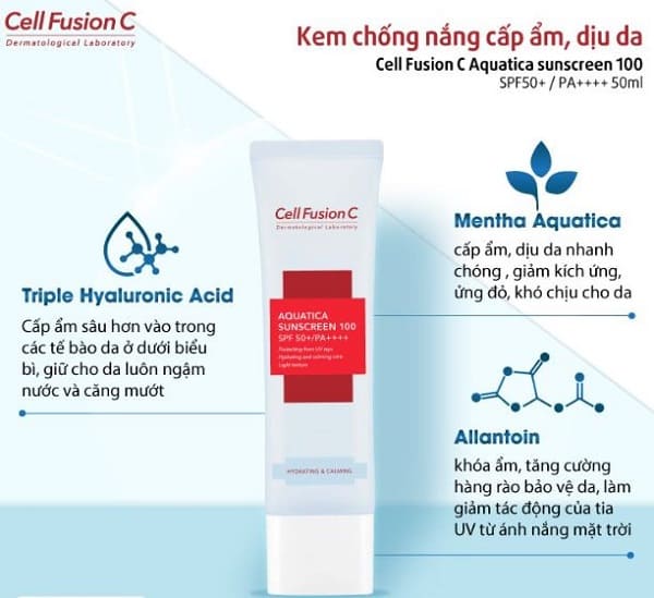 Cell Fusion C Aquatica Sunscreen 100 SPF 50+ / PA++++