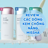 Review Các Dòng Kem Chống Nắng Missha- Bạn Nên Sở Hữu