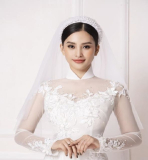 Áo dài cưới màu trắng – tư vấn các mẫu áo phù hợp nàng dâu!